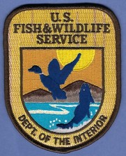 UNITED STATES FISH AND WILDLIFE SERVICE PATCH picture