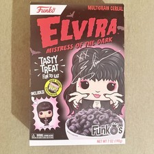 Elvira Mistress Of The Dark Funko POP Funko’s Cereal Signed Autograph Rare picture