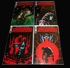 TRANSFORMERS VS THE TERMINATOR #1 2 3 4 COMPLETE SET IDW 2020 1ST PRINT NM- picture