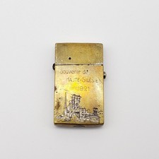 Antique 1921 H.W. Hahway Patent 3 Automatic Petrol Lighter Haute-Silesie picture