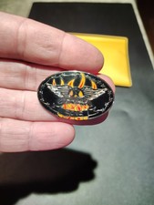 Aerosmith Aero Force Aeroforce One Fan Club 2012 Flames Lapel Pin Fan Club picture
