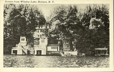 Scenes from Whaley Lake, Waterfront Home, Holmes NY New York Vintage Postcard picture