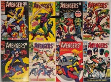 The Avengers Lot (8) #51-60* VF Many 1st Apps 1966 Buscema Silver Age High Grade picture