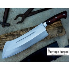 CHOPPER-12 inches Long Blade Hand forge hunting cleaver-Meat cleaver-tactical picture