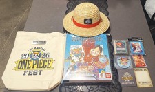 One Piece Fest 2026 Luffy Straw Hat, Tote Bag, Folder, Sleeves, Promo Card/Deck  picture