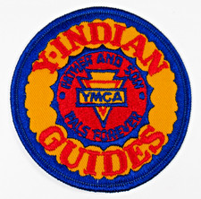 YMCA Indian Guides Patch Father and Son Pals Forever Vintage Sew On picture