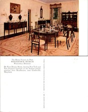 Winterthur DE Henry Francis Du Pont Museum Dining Room Postcard 62185 picture