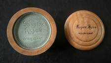 Mint In Box Vintage Houbigant Fougere Royale Shaving Soap With Wood Box 2 7/8 Oz picture