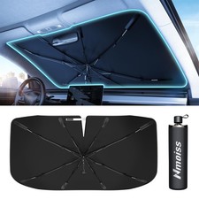 [2025 Upgrade] Nmoiss Windshield Sun Shade Umbrella - [Vinyl Coating Heat Shi... picture