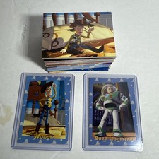 1995 SkyBox Toy Story Full Set 1-90 Plus Badge Cards Set (1-8) Woody Buzz ROOKIE picture