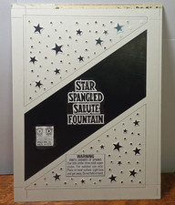 ORG Red Devil Apollo Fireworks Star Spangled Fountain Label Wrapper Artwork JRR3 picture