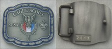 EAGLE SCOUT / NESA BELT BUCKLE Blue picture