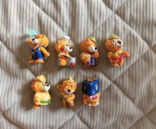 Vintage Ferrero Funny Fanten Lion PVC Figure Lot of 7 Kinder Surprise 1990s picture