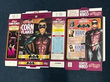 VTG Kellogg’s BATMAN FOREVER Cereal Box Press Proof Chris O'Donnell RARE UNUSED picture