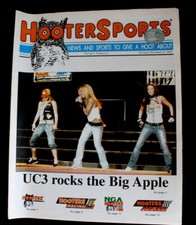  Vtg Hooters Newspaper  uniform magazine 12/03 Bikini UC3 Rock Band Sport News picture