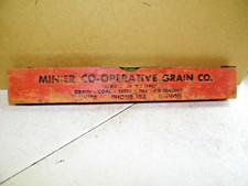 Vintage MINIER CO-OP FARMERS GRAIN CO. 12