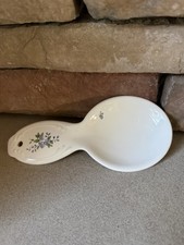 Pfaltzgraff Meadow Lane  Stoneware Spoon Rest Floral Butterfly picture