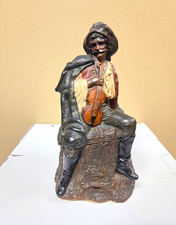 Antique Johann Maresch Figural Tobacco Humidor – Gypsy Violin Player picture