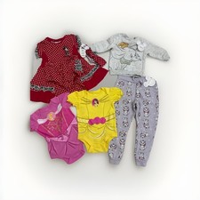 Lot x 5 Disney Baby Girl Dress - princess Dress 0-24 meses picture