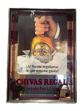 VTG  Chivas Regal Hanging Mirror Sign 21” X 29” New With Box. picture
