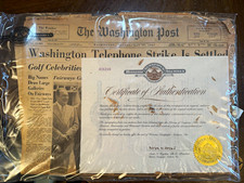 The Washington Post May 18, 1947 Washington Telephone Strike Newspaper w/ COA picture