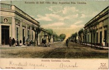 PC ARGENTINA, CORDOBA, RECUERDO DE BELL-VILLE, Vintage Postcard (b67195) picture