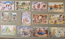13 Vtg Postcards Anthropomorphic  Racey Helps Molly Brett Marg Tempest Adorable picture