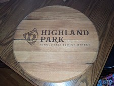 Rare HIGHLAND PARK Single Malt Scotch Whisky Barrel lid end 21