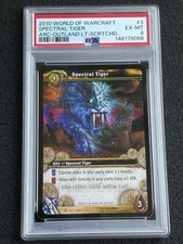 SPECTRAL TIGER PSA 6 2007 WORLD OF WARCRAFT FIRES OF OUTLAND SCRATCHED LOOT Pop6 picture