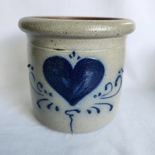 Vintage Rockdale Union Stoneware Pottery  Crock  1987 5 Inches EUC picture