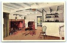 Buckman Tavern Tap Room Lexington MA Phostint Postcard picture