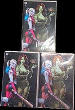 HARLEY QUINN 36 TALAVERA Trade & Virgin & FOIL ABC Variant Set LTD 800. All 3 picture