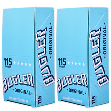 Bugler Rolling Papers Single Wide Cigarette Paper 5520 Leaves (2 Display Boxes) picture