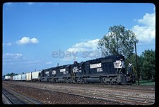Original Slide - NS Norfolk Southern 6139 SD40-2 & NHS Train Houston TX 10-16-88 picture