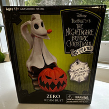 Diamond Select Disney Nightmare Before Christmas Zero 25th Resin Bust Ltd 3000 picture