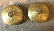 2 Brass Copper Antique Fire Alarm From Fire Station Autosonic 80 Not Sure Work picture
