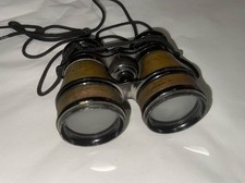 VTG Colmont Paris Opera Glasses Antique Theater Binoculars French Brass Patina picture