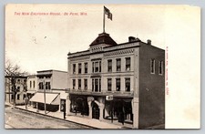 De Pere Wisconsin The New California House Lee Building WI c1909 Postcard picture