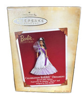2005 Hallmark Celebration Barbie African American Special Edition Ornament picture