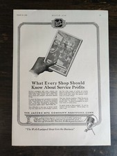 Vintage 1922 Jacobs Manufacturing Company  Full Page Original Ad 1221 picture