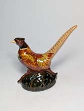 Vintage Rosemeade Pottery Pheasant Figurine Toothpick Holder 1940s picture