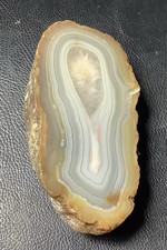 Sumatra Indonesia Agate, Specimen AAA++, Rough/cut 60x105x44, 14.6oz #385 picture