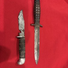 Pristine Rare WWII M3 PAL Fighting Combat Knife Dagger + Scabbard 8 Groove picture