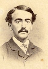 Civil War CDV man with 7th Corps Badge on lapel, no back mark picture
