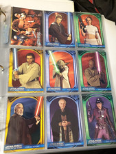 Topps 2002 Star Wars Attack of the Clones Complete Base Set + 10 Silver Foil Set picture