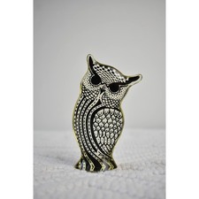 Vintage Lucite MCM Abraham Palatnik Owl Figurine - Small picture