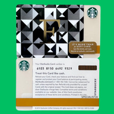 2014 STARBUCKS MONOGRAM LETTER F-Holiday Series Collection #6103 NEW picture