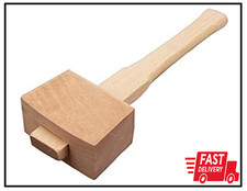 Wooden Mallet Hammer with Handle Wooden Woodworking Mallet Carpenters Mallet for picture