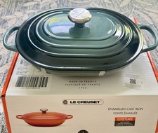 Le Creuset Signature Enameled Cast Iron Covered Oval Casserole 3.75Qt- All color picture