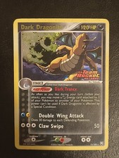 🌀 Dark Dragonite ENG 15 Perfect SWIRL EX Team Rocket Return REVERSE STAMPED PL picture